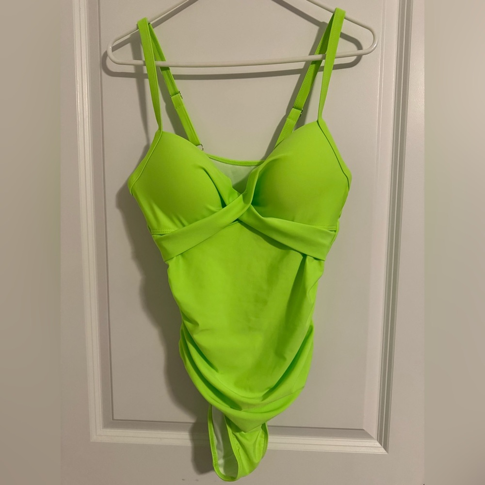 Neon Green One-Piece Swimsuit - NEVER WORN